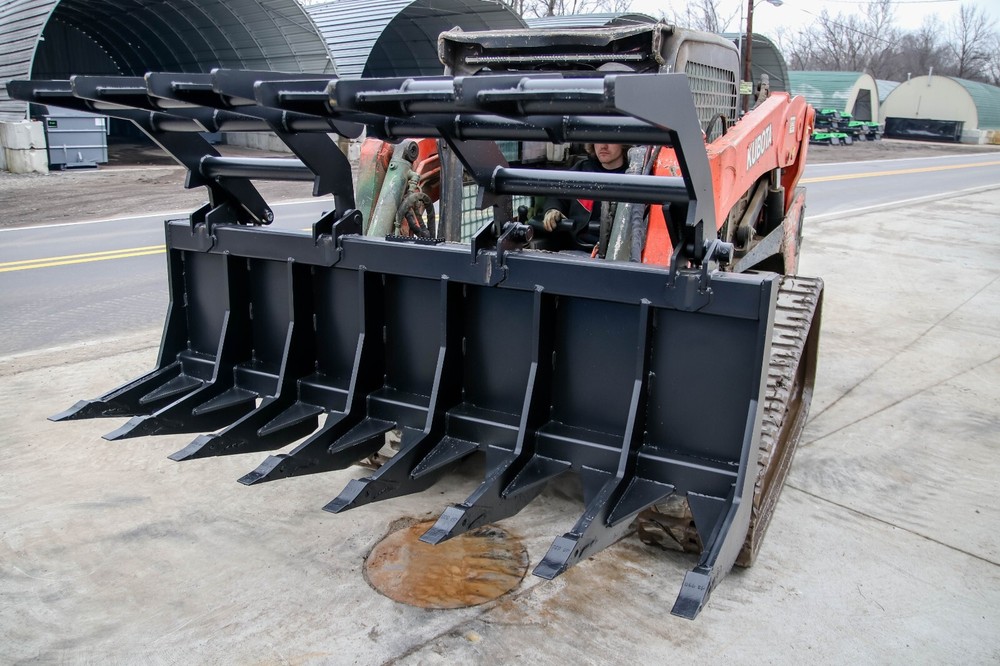 84" VERTICAL EXTREME GRAPPLE QUICK ATTACH GRAPPLE SKID STEER - FREE SHIPPING