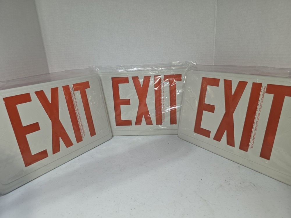 Lithonia Exit Replacement Covers Signs Mancave Sheshed