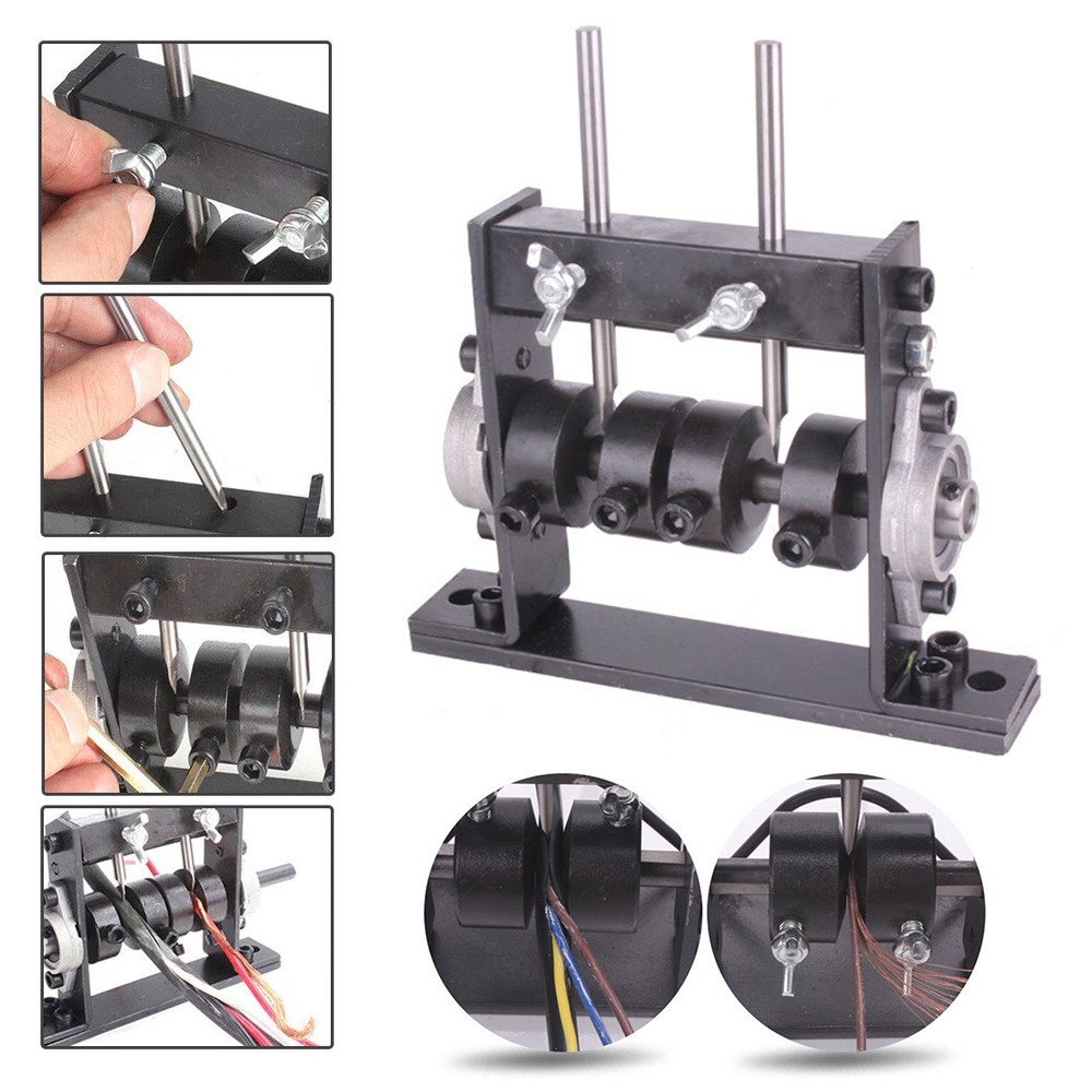 Scrap Cable Stripper Electric Wire Stripping Machine Copper Recycle Manual ∂ ๑