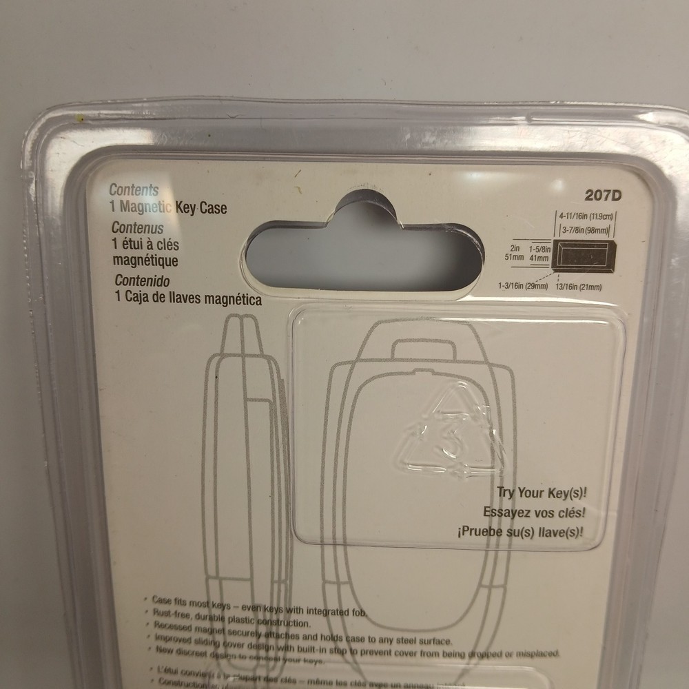 Master Lock Magnetic Key Storage Case 207D NOS