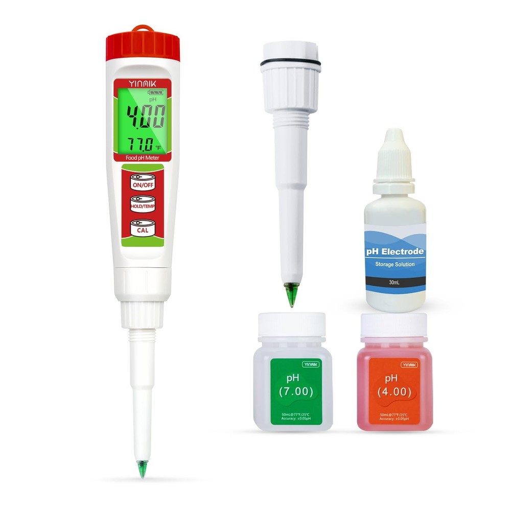 Digital Food pH Meter with Replaceable Probe
