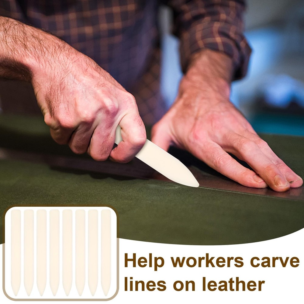 20 Pack Bone Folder Tool Plastic Crafts Scoring Folding White