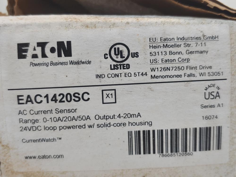 Eaton EAC1420SC Top Terminal Current Sensor