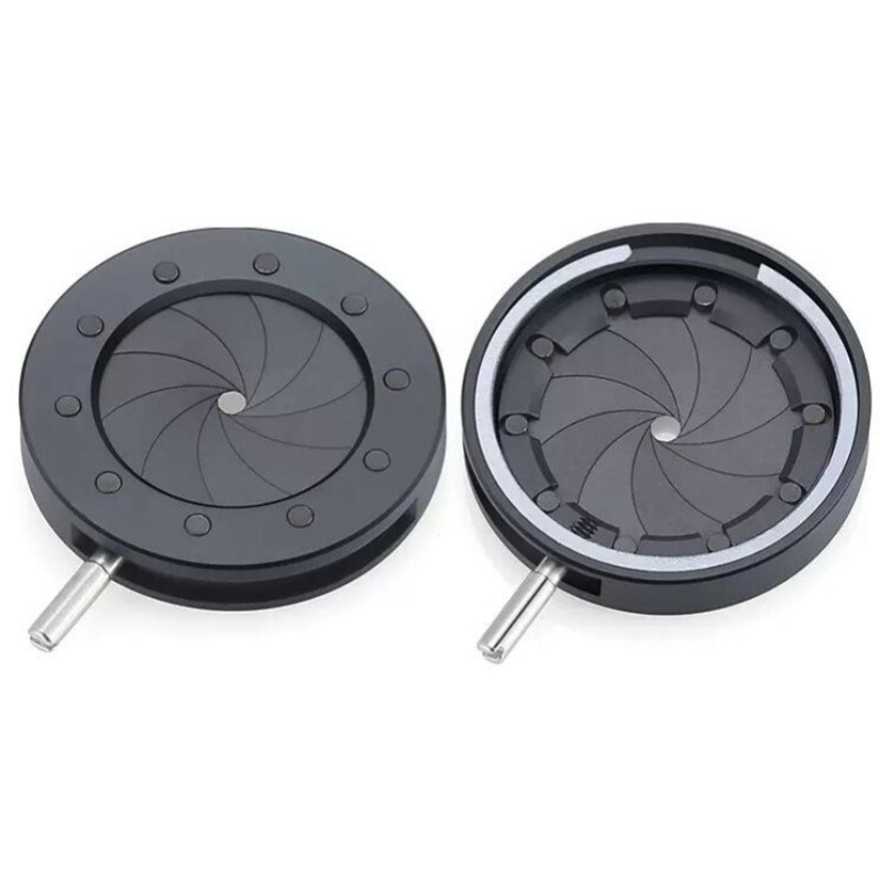 1pc1-16MM Zoom Adjustable Iris Aperture Diaphragm for Microscope Digital Camera