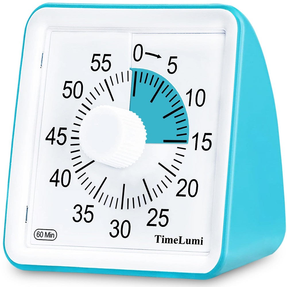 60-Minute Visual Timer for Kids, Time Management Tool Study Classroom Timer, ...