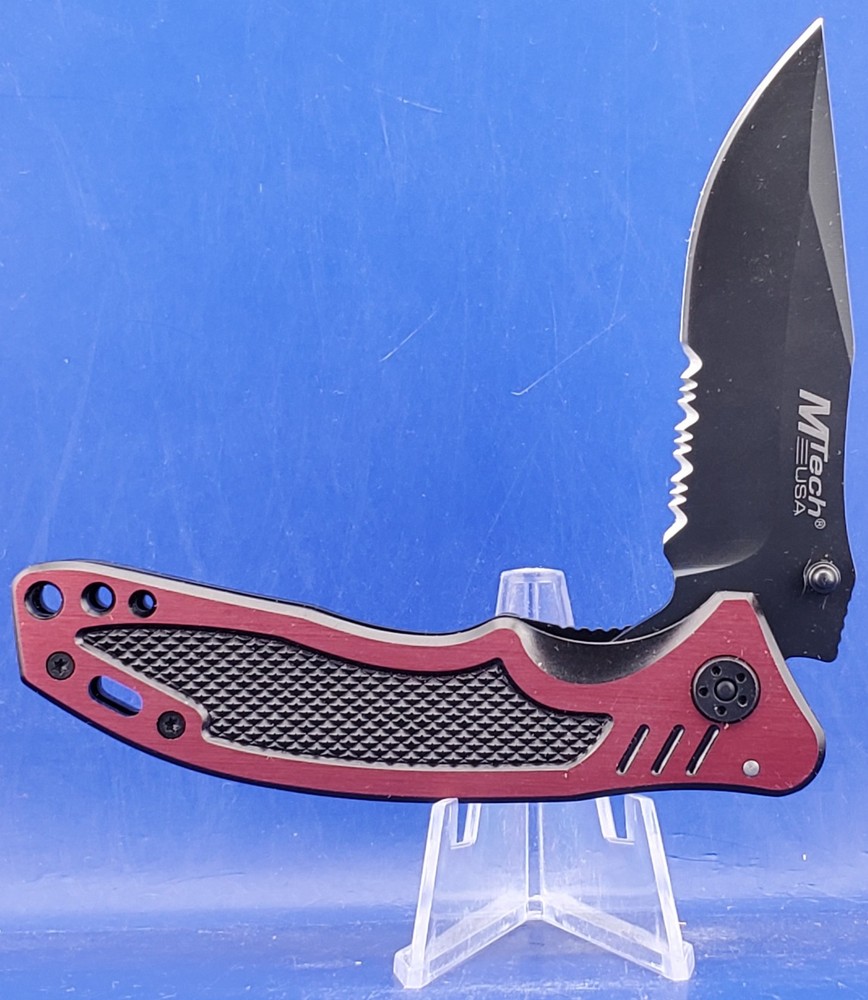 M-TECH 4 1/2" FOLDING KNIFE MT-458RD