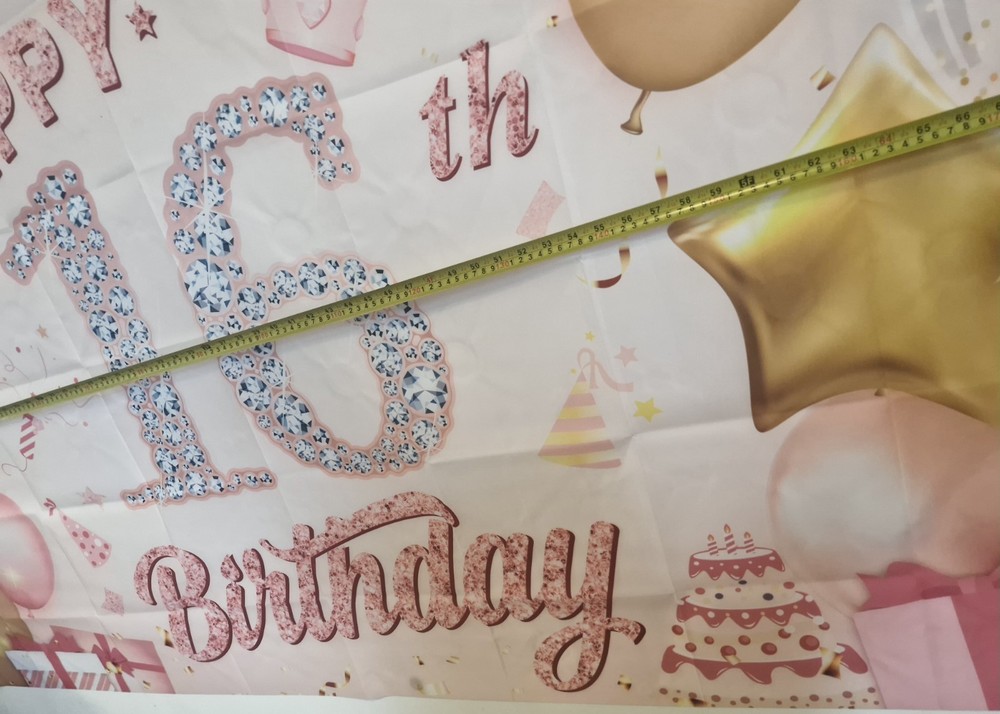 Birthday Banner 16th Years