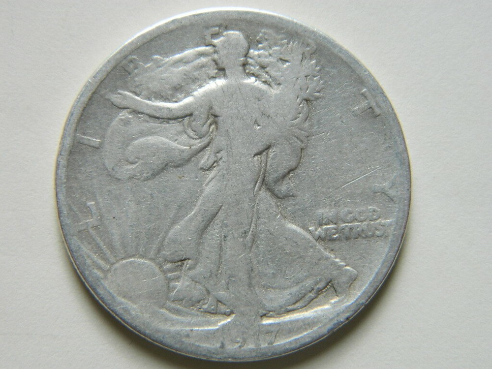 Walking Liberty silver Half Dollar 1917s