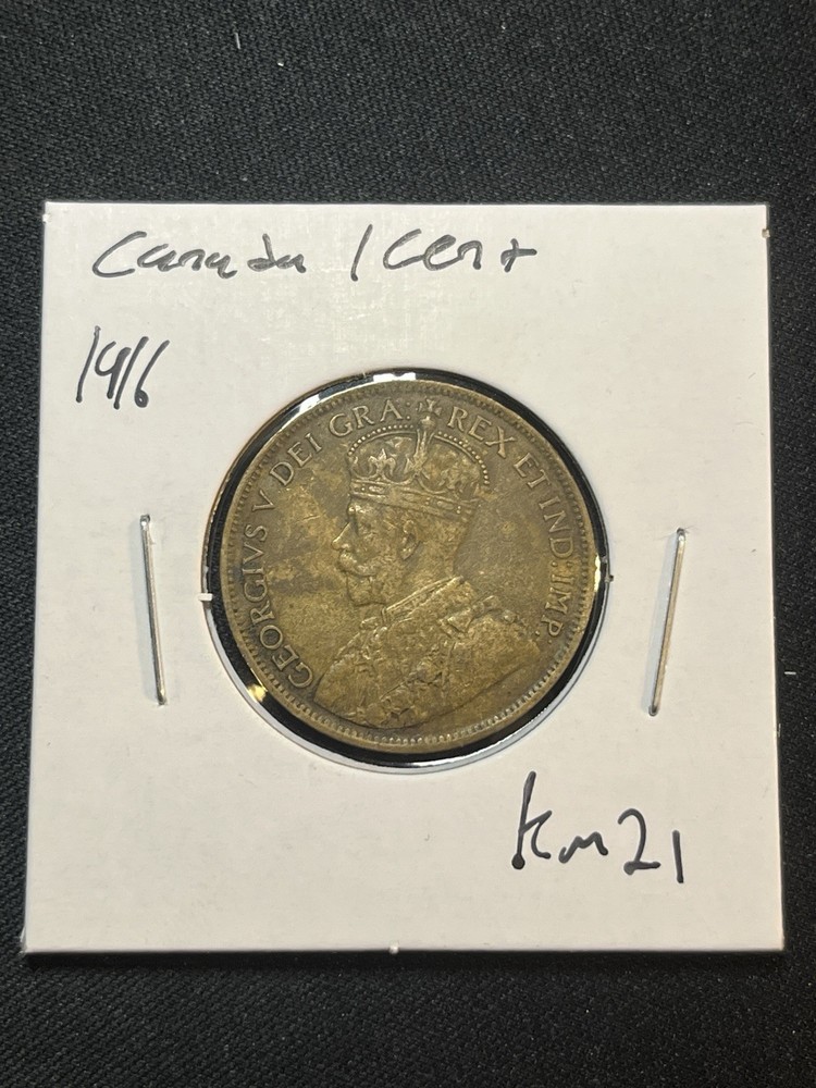 1916 Canada 1 Cent - Great Details!