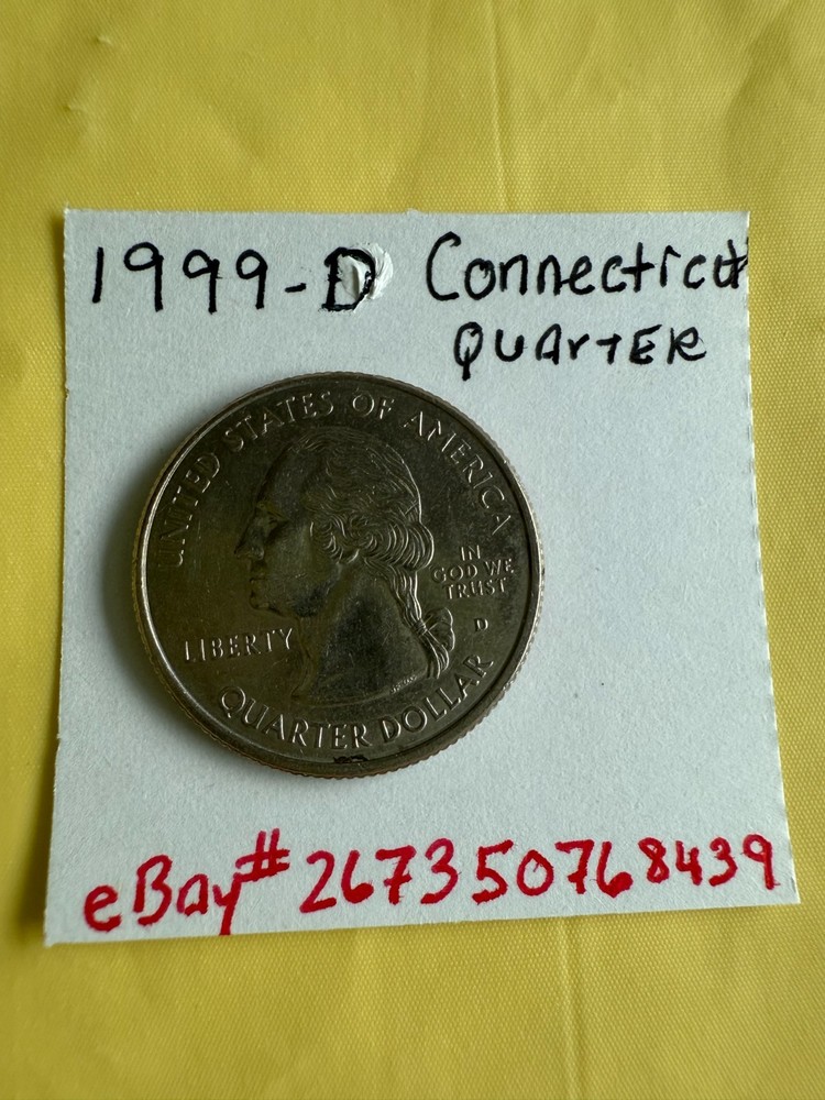 1999-D Connecticut State Quarter, circulated