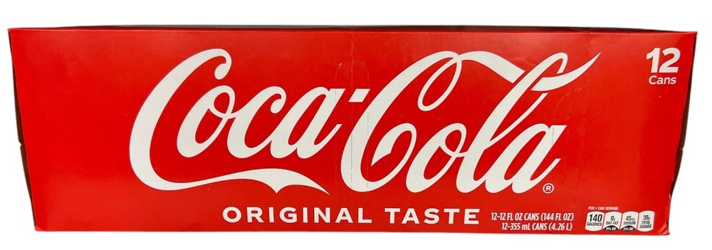 Coca Cola Original Taste Soda 12 pack Coke