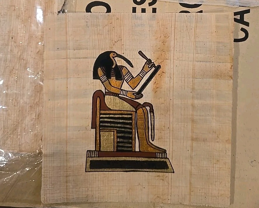  Hand painted Egyptian papyrus