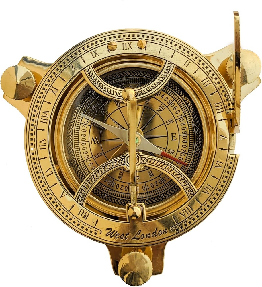 Sundial Compass Solid Brass Sun Dial