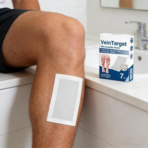 GFOUK Vein Target Microneedle Patch, 2026 Advanced Varicose Veins Treatment