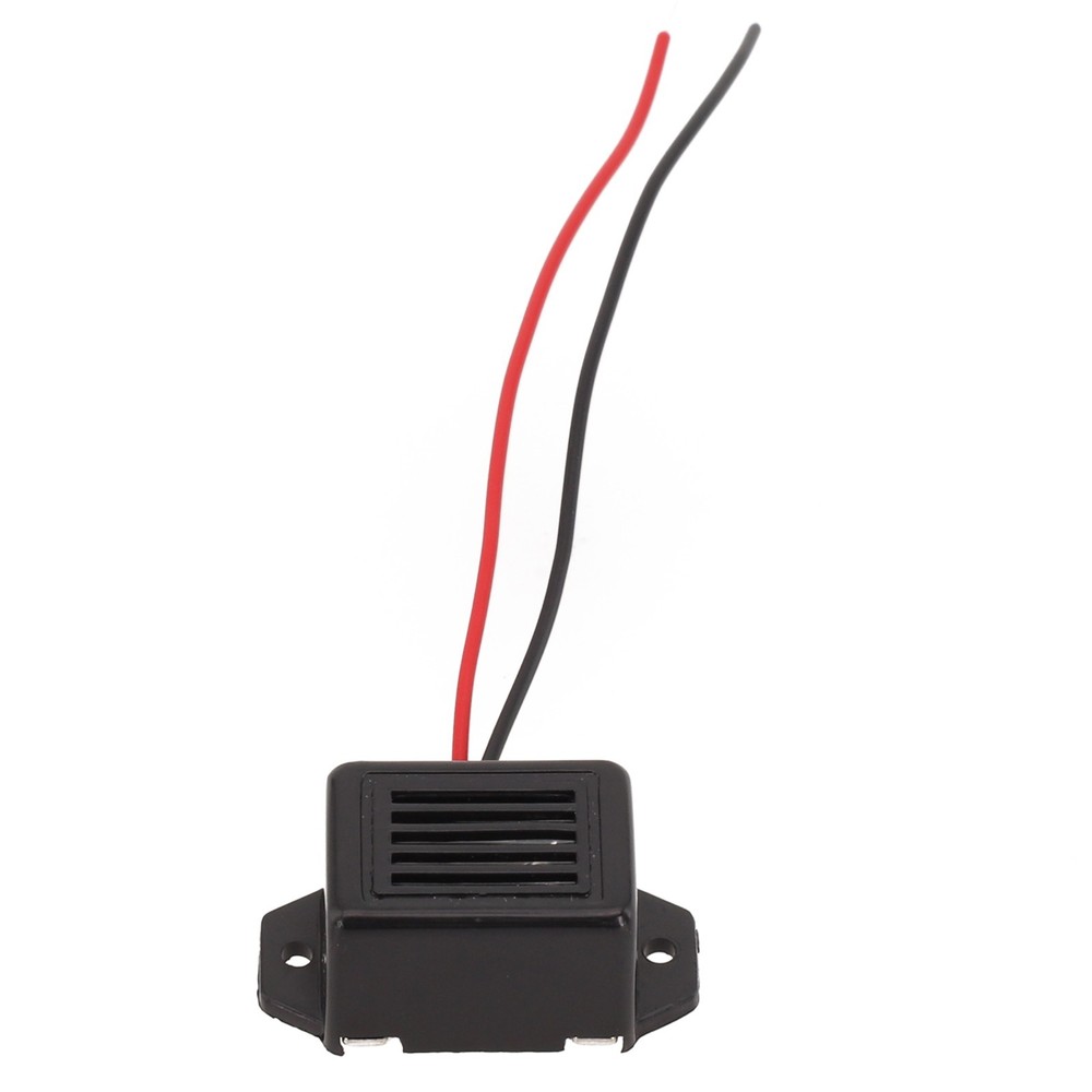 1*-Black Car Light Off Warner Control Buzzer Beeper 12 V Adapter Cable 75dB