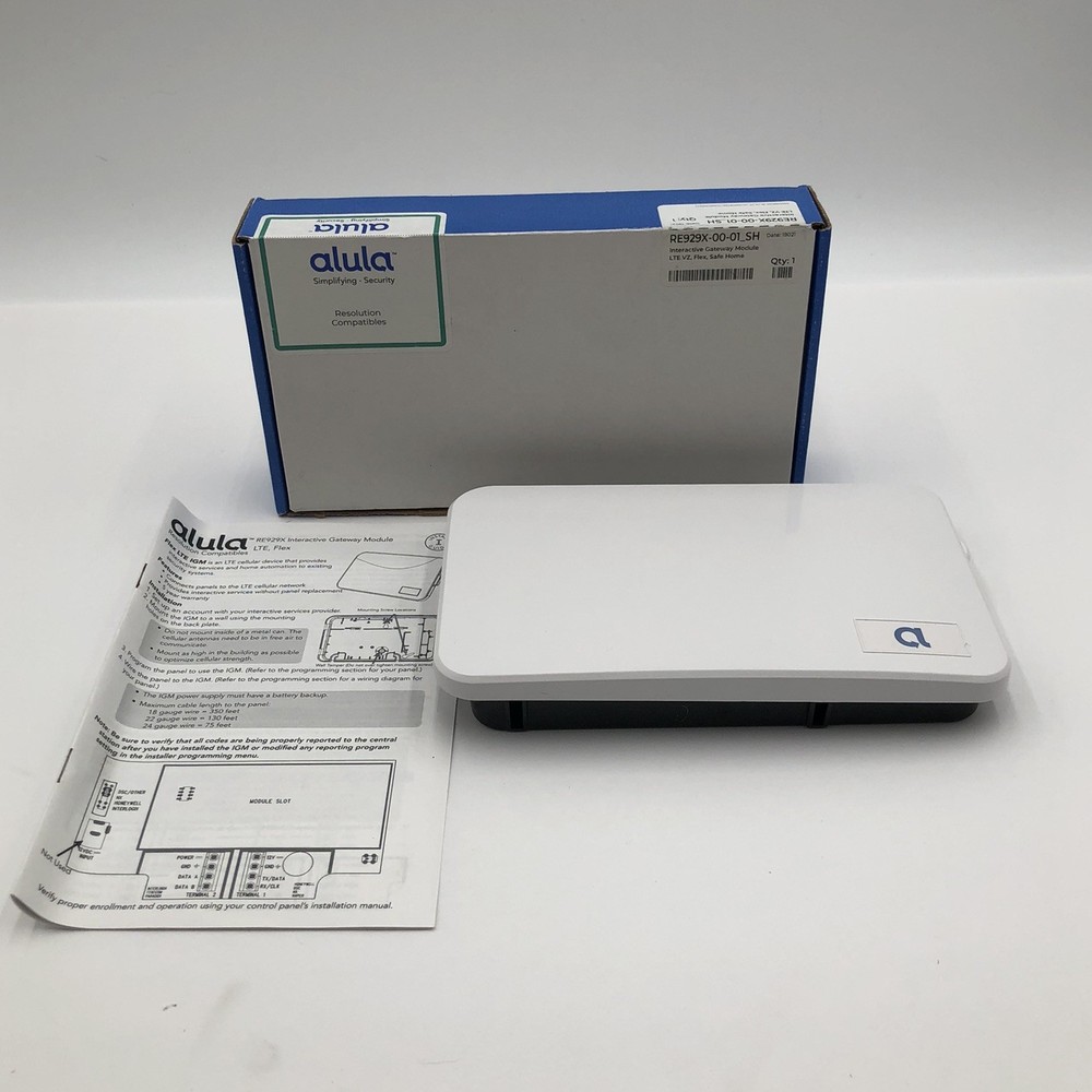 Alula Interactive Gateway Module RE929X-00-01_SH Module LTE VZ,Flex, Safe Home