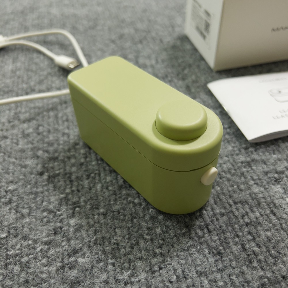 Makeid Label Maker Machine, Green, Portable Rechargeable Bluetooth Label Printer