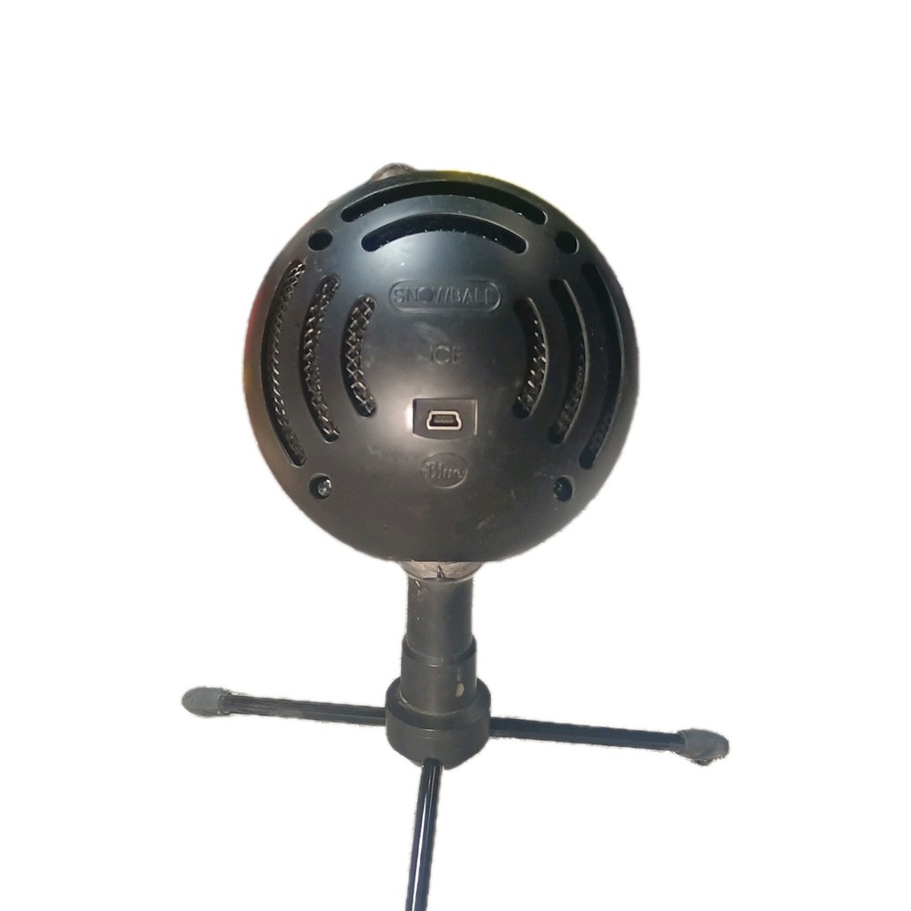 Microphone for PC podcast creator USB Black Adjustable Stand Freestanding