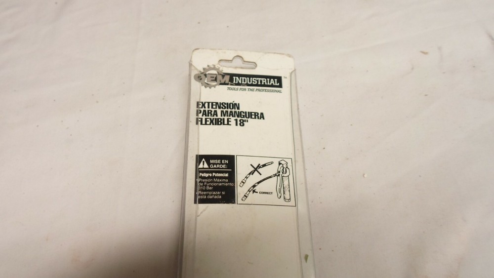 Gem Industrial Whip Hose Extension 18"