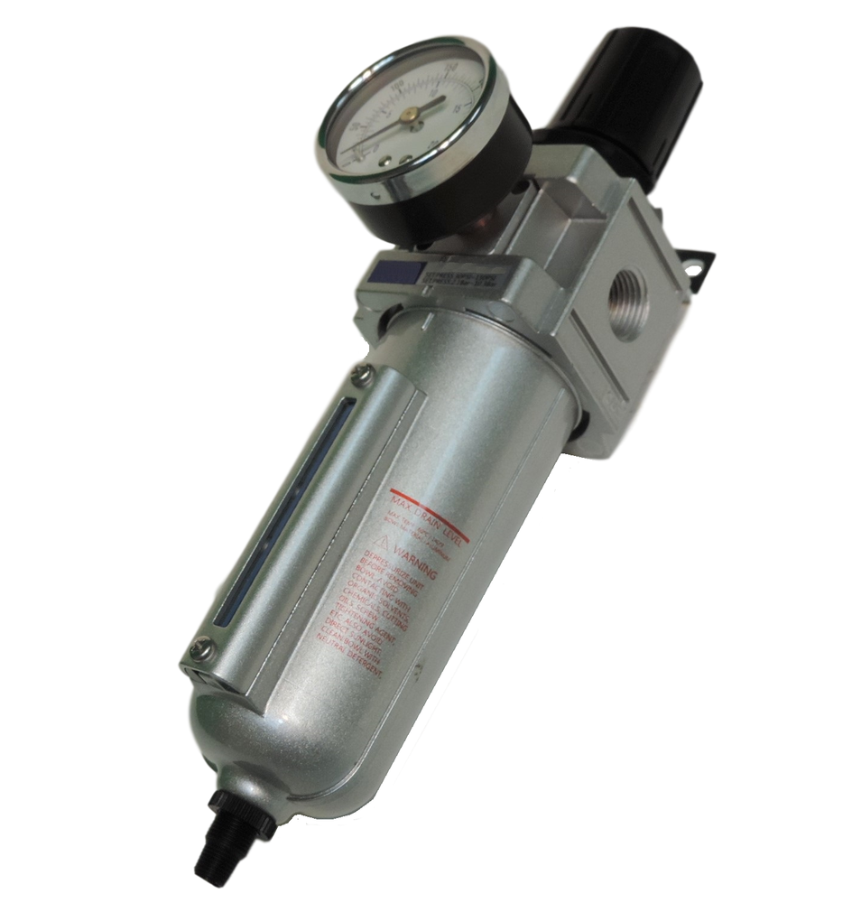 HEAVY DUTY FILTER REGULATOR COMBO FOR AIR COMPRESSED COMPRESSOR PNEUMATIC, 1/2"