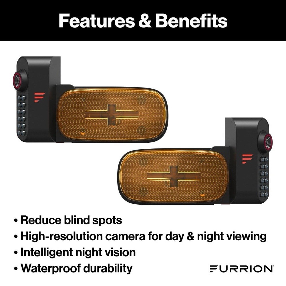 Furrion Vision S+ RV Observation System with Left/Right Side Cameras