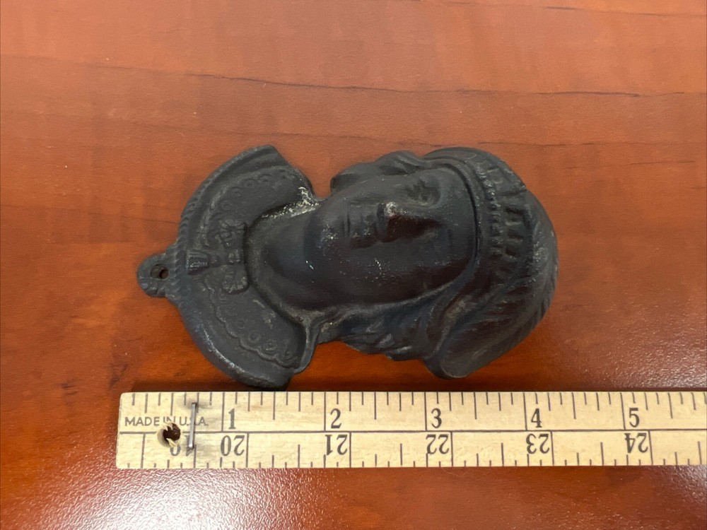 VTG Cast Iron Christopher Columbus Match Holder Match Strike