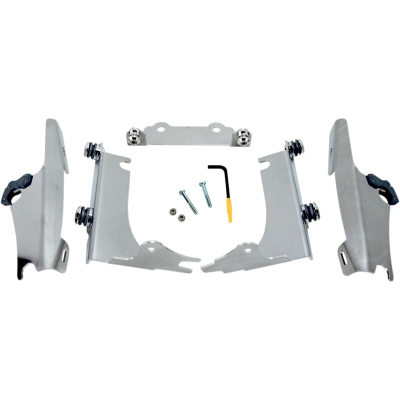 MEMPHIS SHADES Windshield Trigger-Lock Complete Mount Kit - Polished - MEK1925
