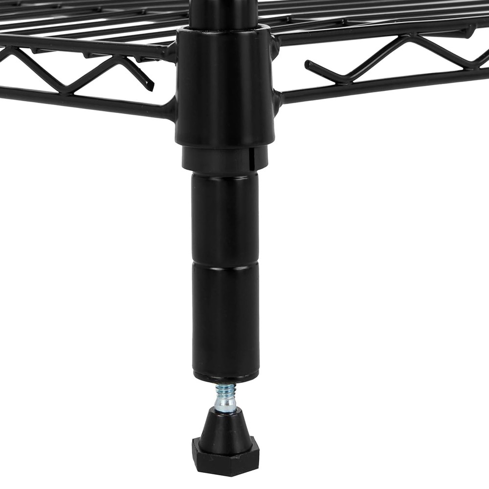 Amazon Basics 5-Shelf Adjustable Heavy Duty Steel Wire Rack Storage Shelving Org
