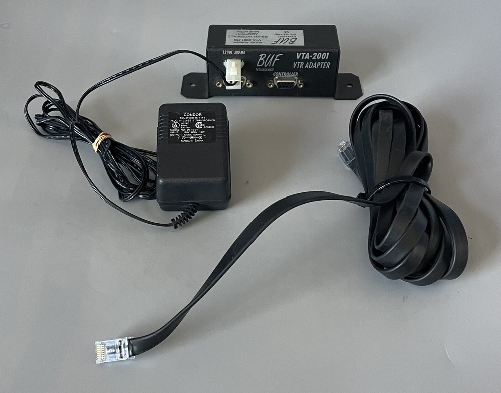Untested — BUF Technology Interface Adapter VTA-2001-RS RS-232 — See Description
