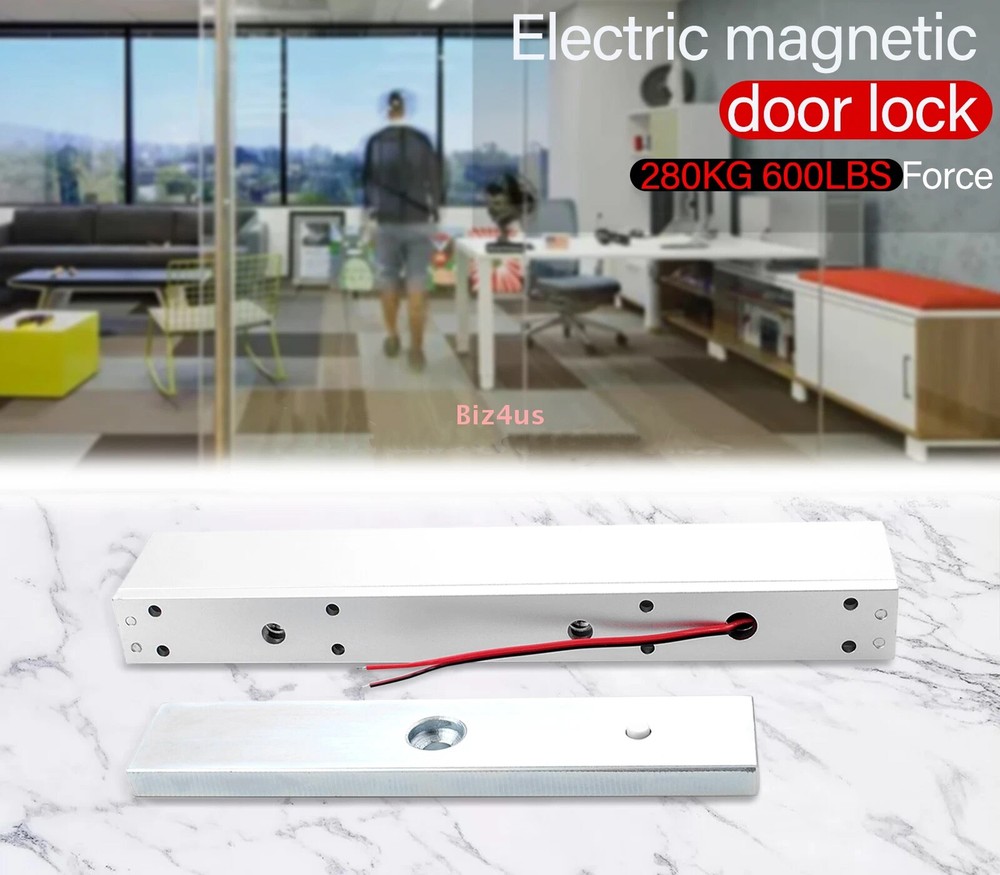 Door Access Control System, Electric Magnetic Lock, 2 Wireless Remote Controls