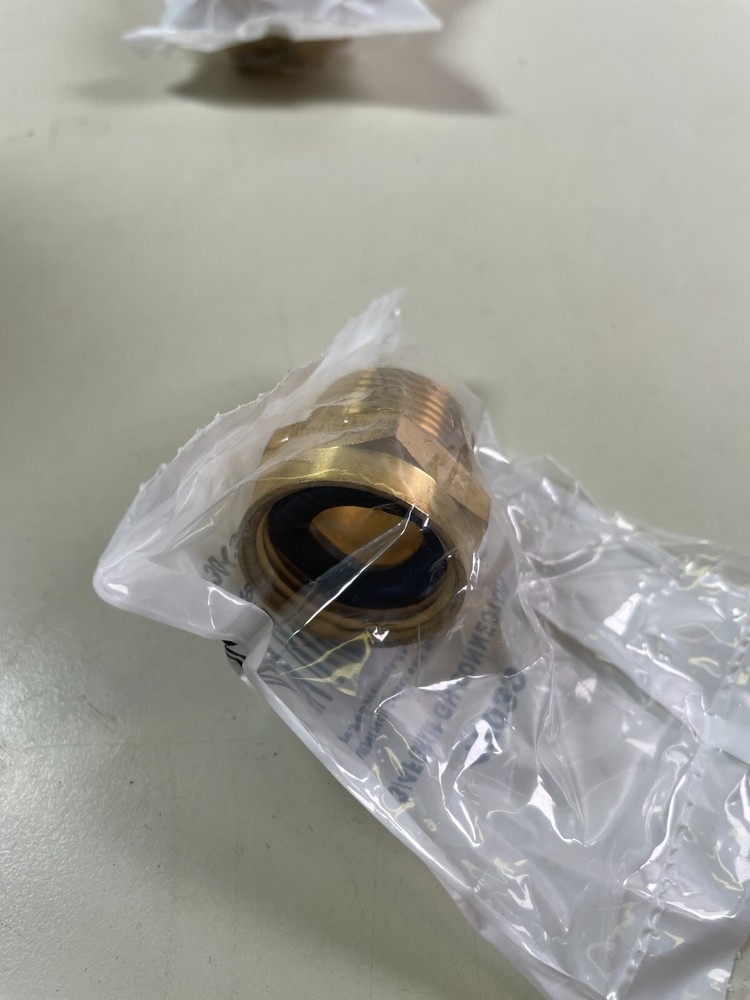 Garden Hose 3/4" x 3/4" Adapter Threaded Hose Adapter (2 Pack)