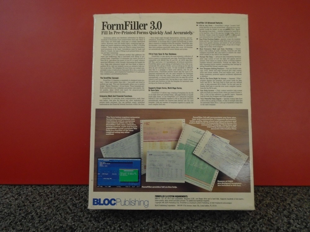 Vintage FormFiller V. 3.0 (NIP)