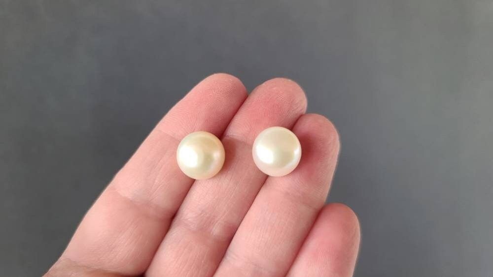 925 Pearl Stud Earrings