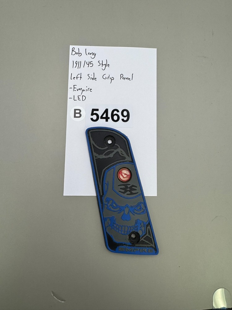Bob Long 1911/45 Style Left Side Grip Panel-Empire-LED-Blue