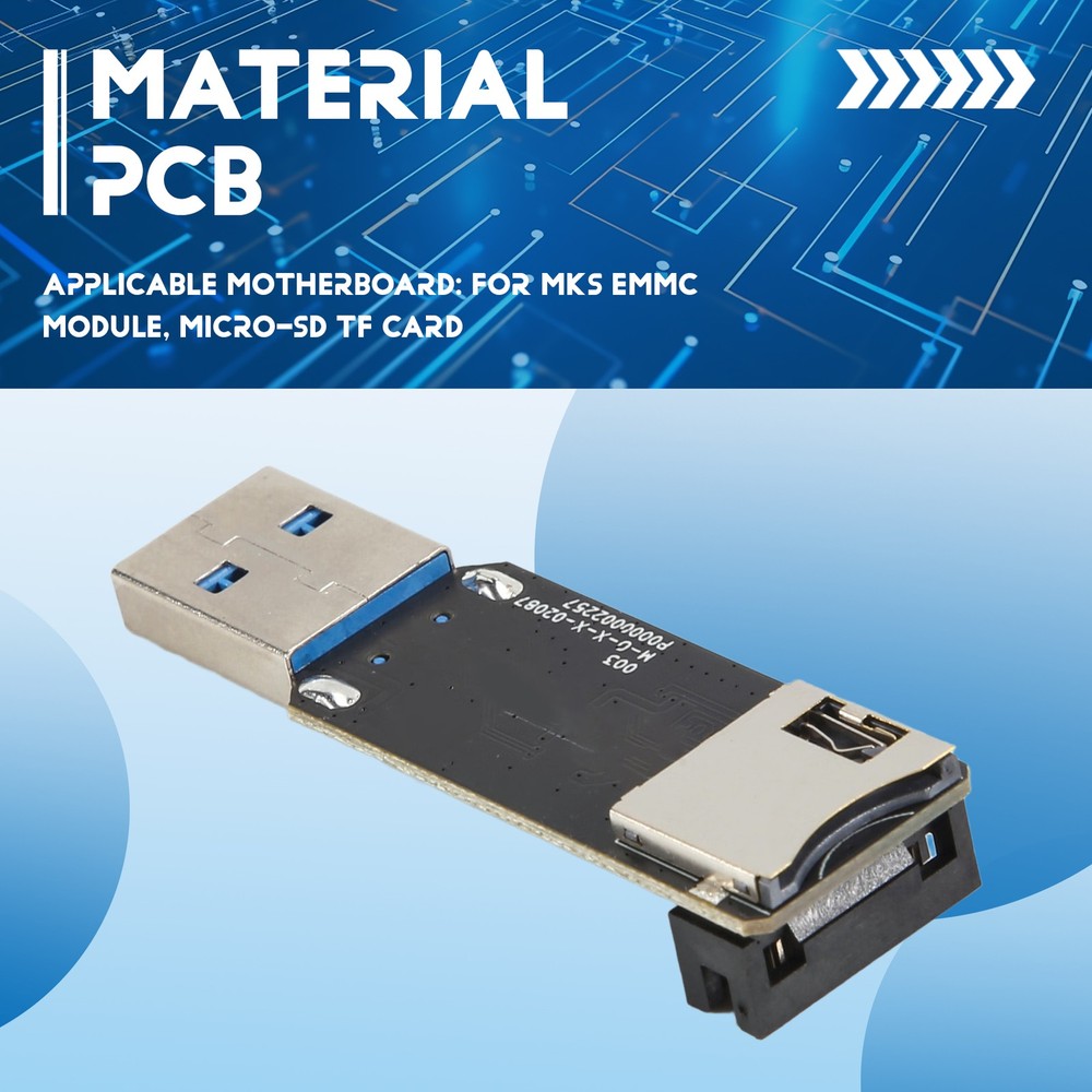 For EMMC-ADAPTER V2 USB 3.0 Card Reader for EMMC Module Micro- TF6447