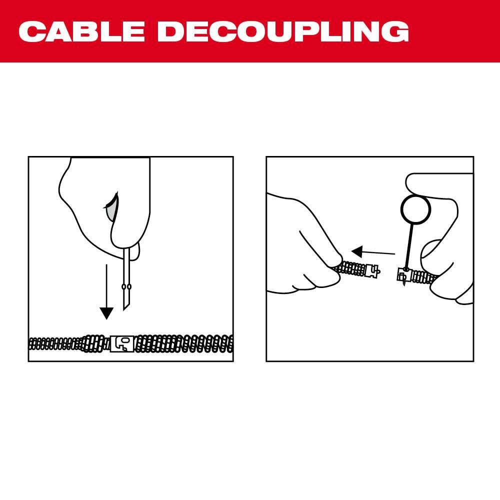 Milwaukee 1/2Inch X 75' Inner Core Drum Cable