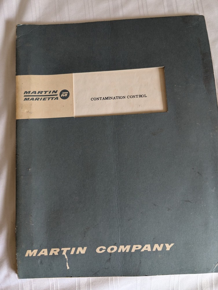 Martin Company Gemini Program Contamination Control booklet