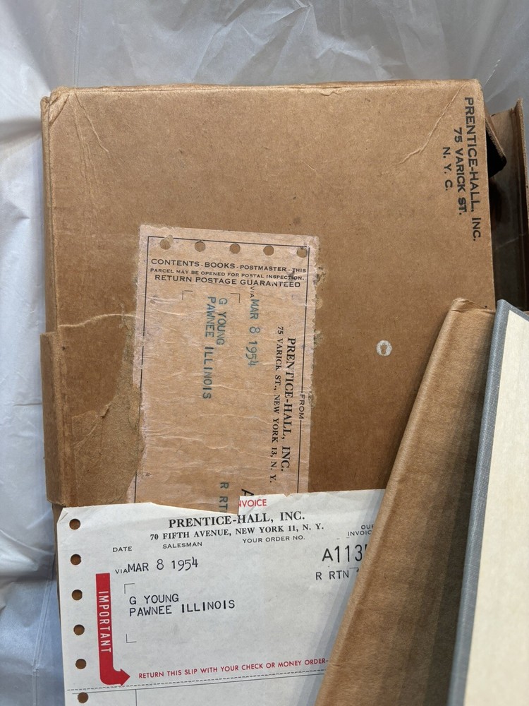 TELEVISION SERVICING BY W. H. BUCHSBAUM. 1954 Receipt Original Box