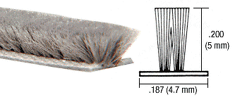 Medium Density Window Pile - 1,100' Roll .200 Pile Height; .187 Backing Width