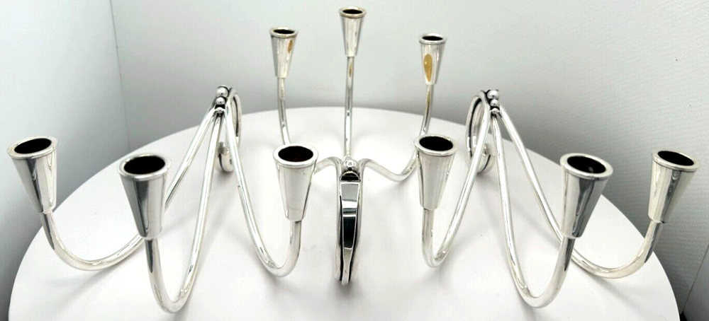 Three 925 Sterling Silver Carl Christiansen Candle Holders