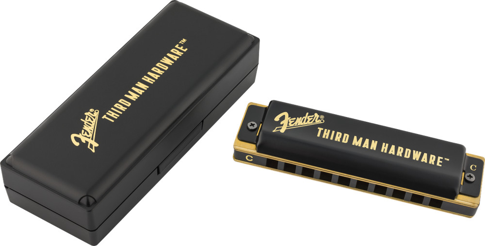 Genuine Fender x Third Man Hardware Harmonica, Black, C