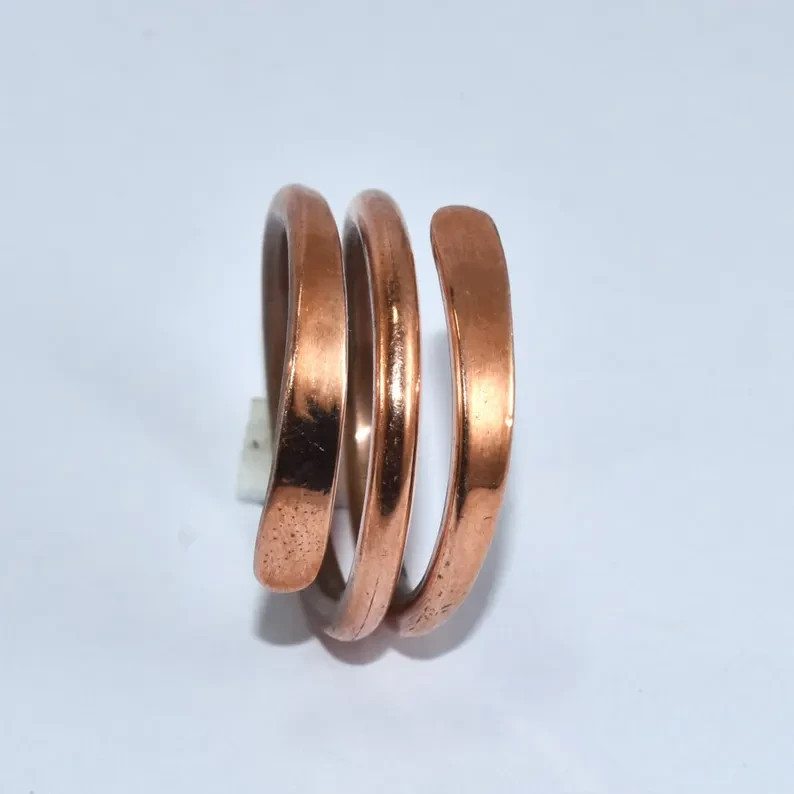 Pure 100% Copper Wrap Ring, Arthritis Thumb Ring, Solid Copper Ring , All Size