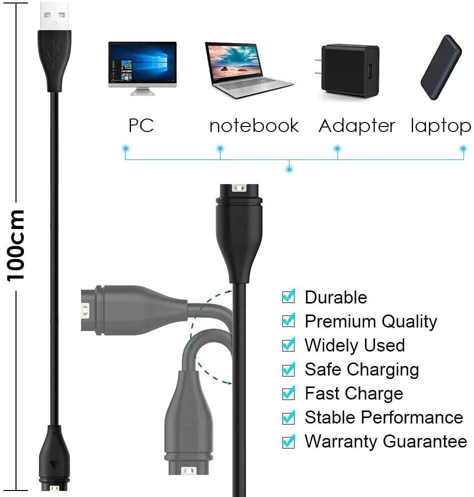 USB Charger Dock Data Sync Charging Cable For Garmin D2 Delta / D2 Delta PX / S
