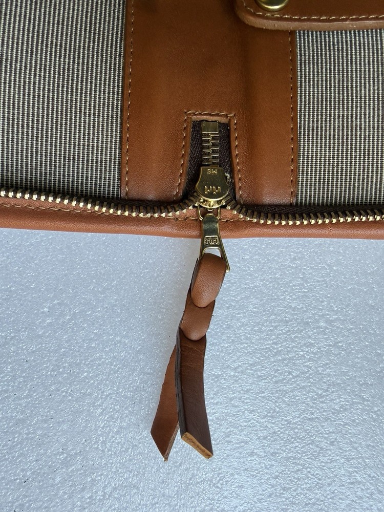 Frank Clegg Cognac Leather Tie Case