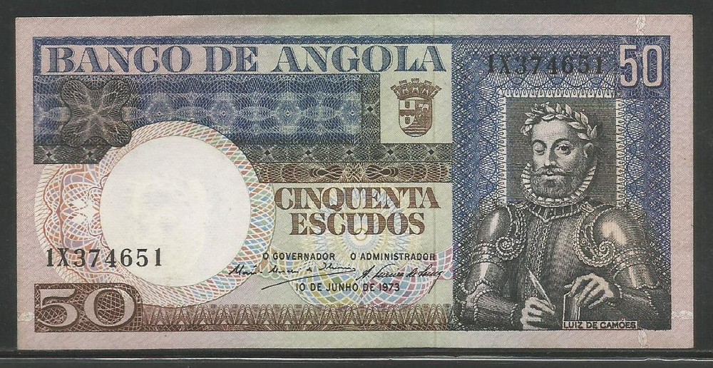 Angola P-105 50 Escudos 1973 Unc