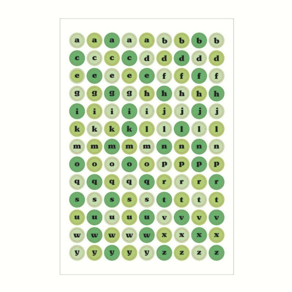 Holographic Letter Sticker Sheets (2 sheets)