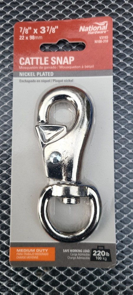 National Hardware  7/8" N100-310 Cattle Snap