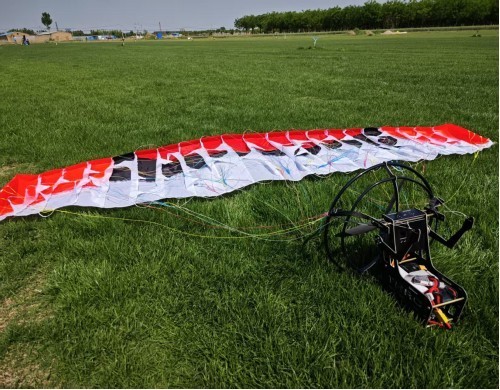 Parafun 2.4M Tech RC Paramotor PNP Version - Red Free Shipping !