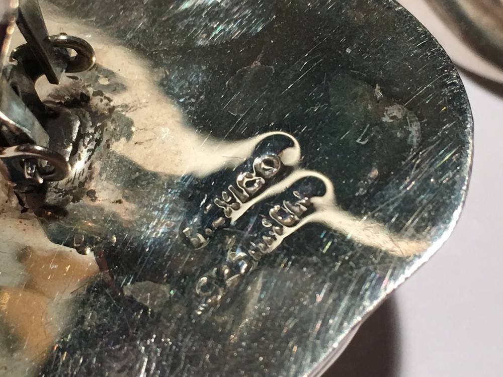 STERLING EARRINGS MARKED