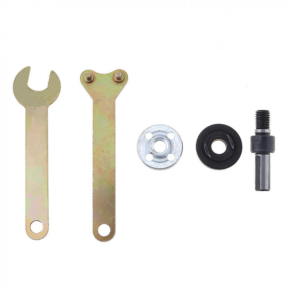 5pcs Angle Grinder Drill Chuck Conversion Head Attachments for Drill Accessories